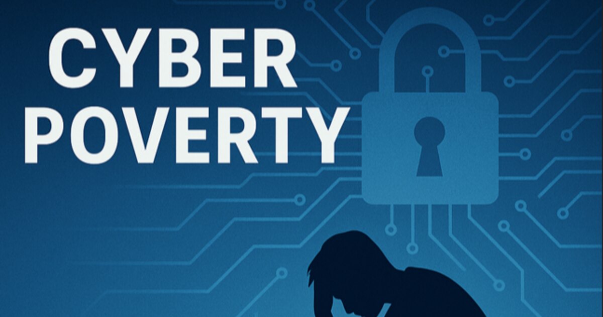 The AI Cybersecurity Poverty Line